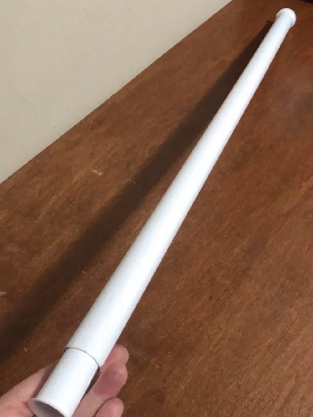 White Closet Rod Dowel - Unbranded